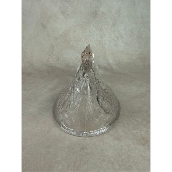 EAPG Antique Glass Challinor Taylor Rooster on Nest Hen on Nest Top Only - Picture 5 of 11